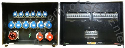 63A/3 - 2 x 32A/3, 6 x 32A/1, 6 x 16A/1 63A/3 - 2 x 32A/3, 6 x 32A/1, 6 x 16A/1